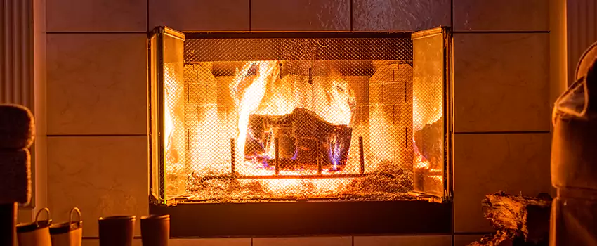 Mendota Hearth Landscape Fireplace Installation in Hueytown, Alabama